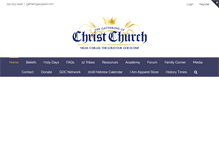 Tablet Screenshot of gatheringofchrist.org